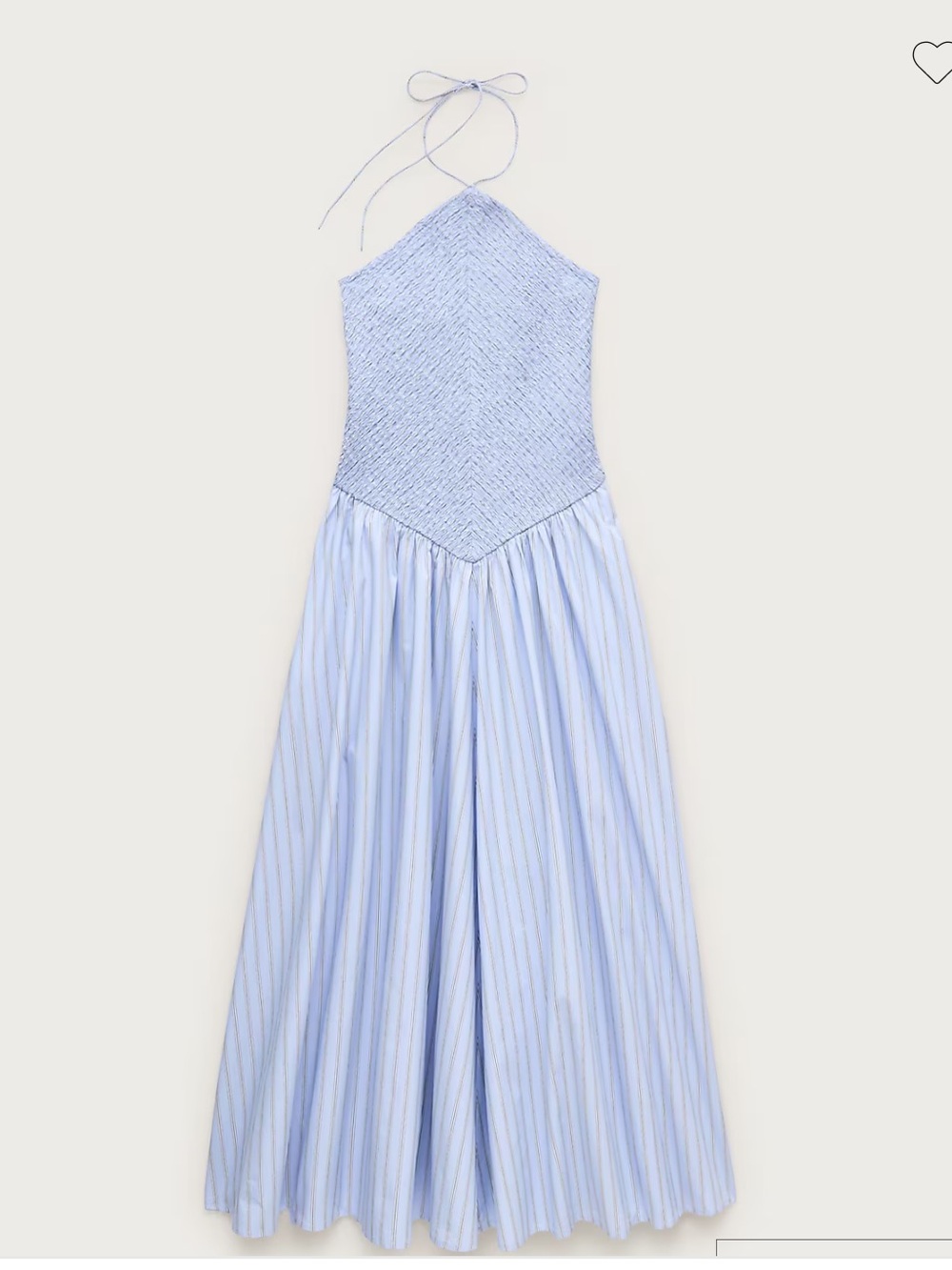 Striped Halter Dress